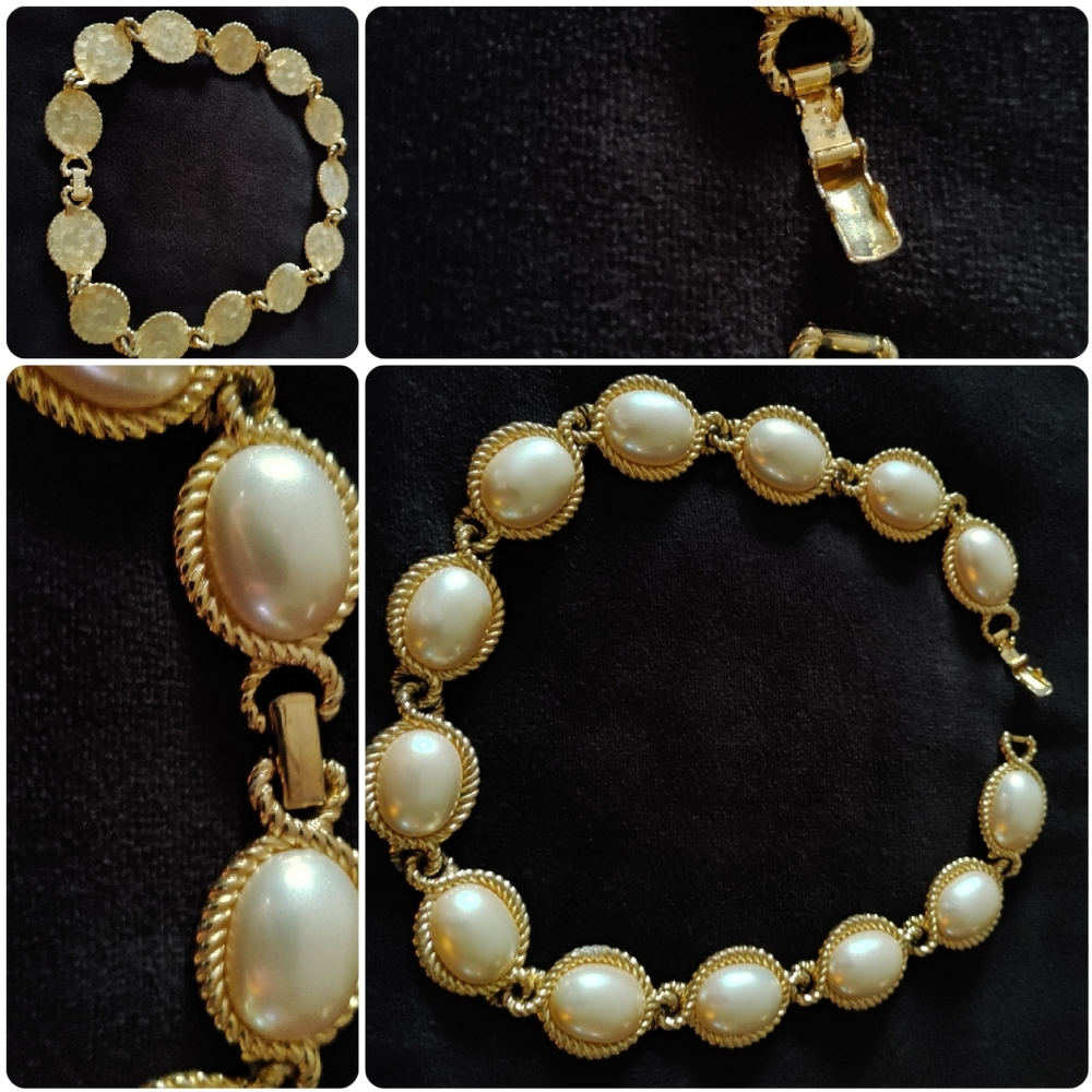 Vintage Monet Pearl Necklace